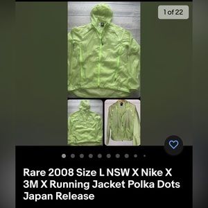 Rare Japan Release NSW Nike 3M Jacket